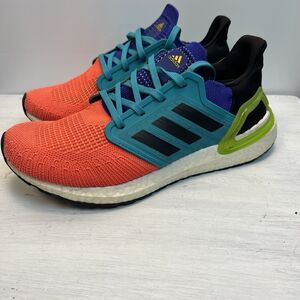 adidas Women's Sneakers in Orange, Teal, and Purple